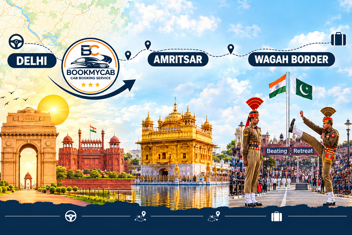 Delhi Amritsar Wagah Border