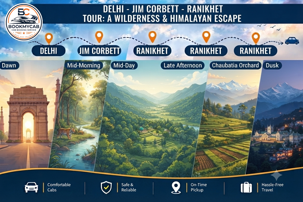 Delhi Jim Corbett Ranikhet Tour